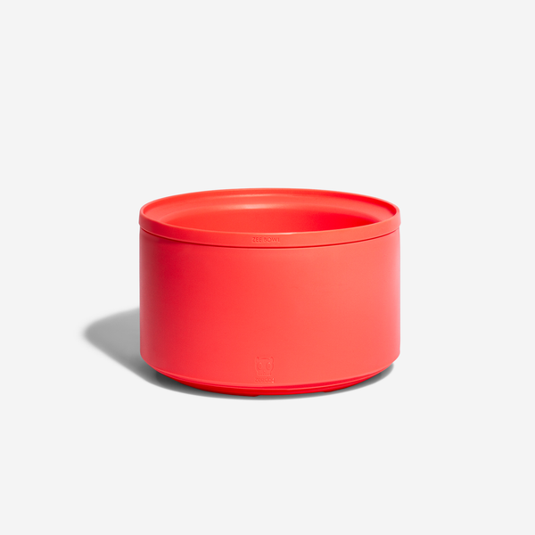 Adjustable Height Dog Bowl - Coral - Pets Amsterdam